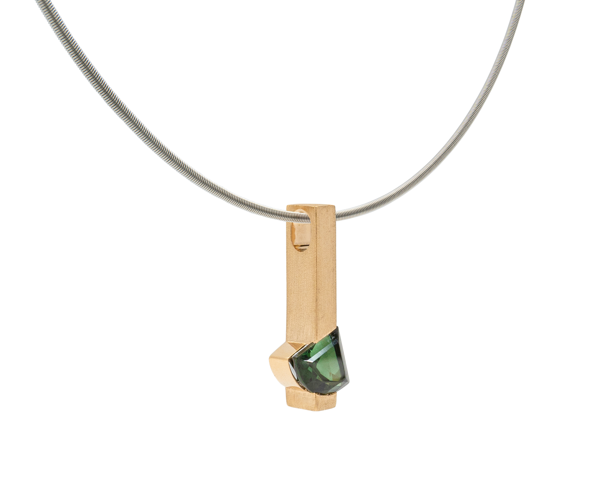 Jolly Tourmaline Rod Pendant