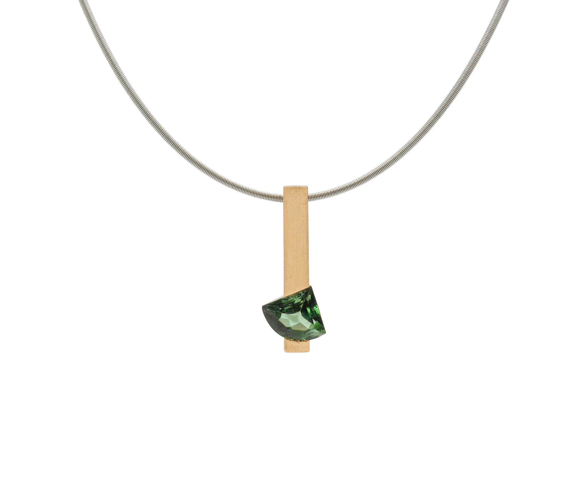 Jolly Tourmaline Rod Pendant
