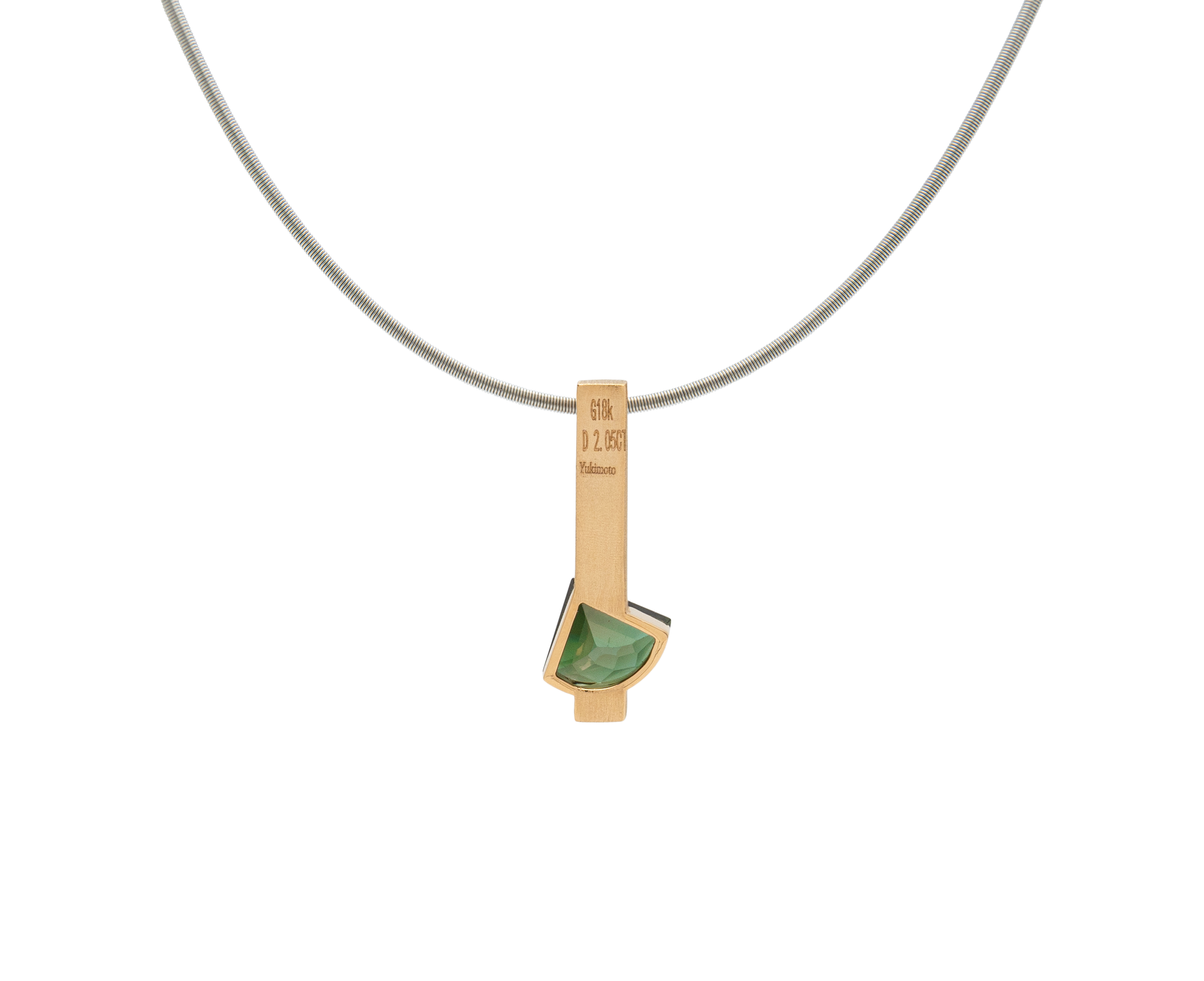 Jolly Tourmaline Rod Pendant