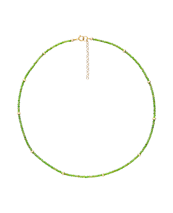 Hiddenite Faceted Necklace