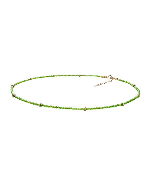 Hiddenite Faceted Necklace