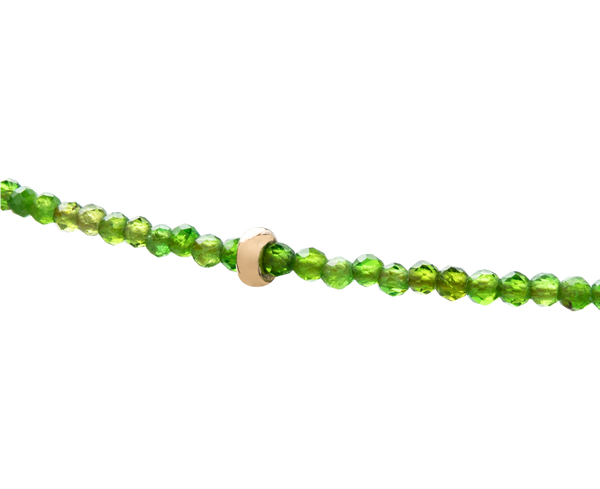 Hiddenite Faceted Necklace