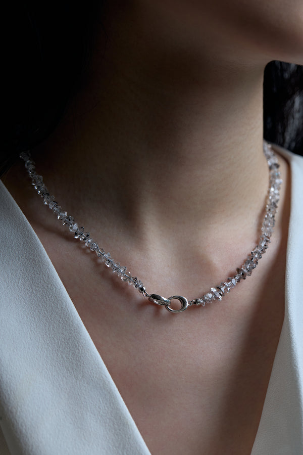 Black Herkimer Diamond Exclusive Necklace