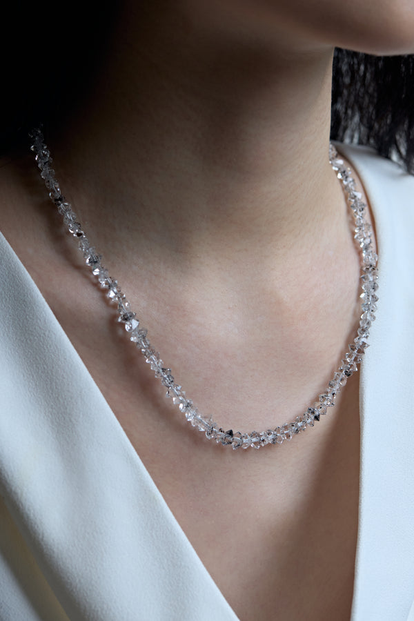 Black Herkimer Diamond Exclusive Necklace