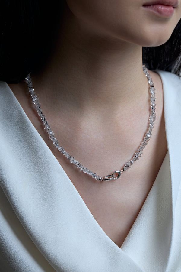 Black Herkimer Diamond Exclusive Necklace