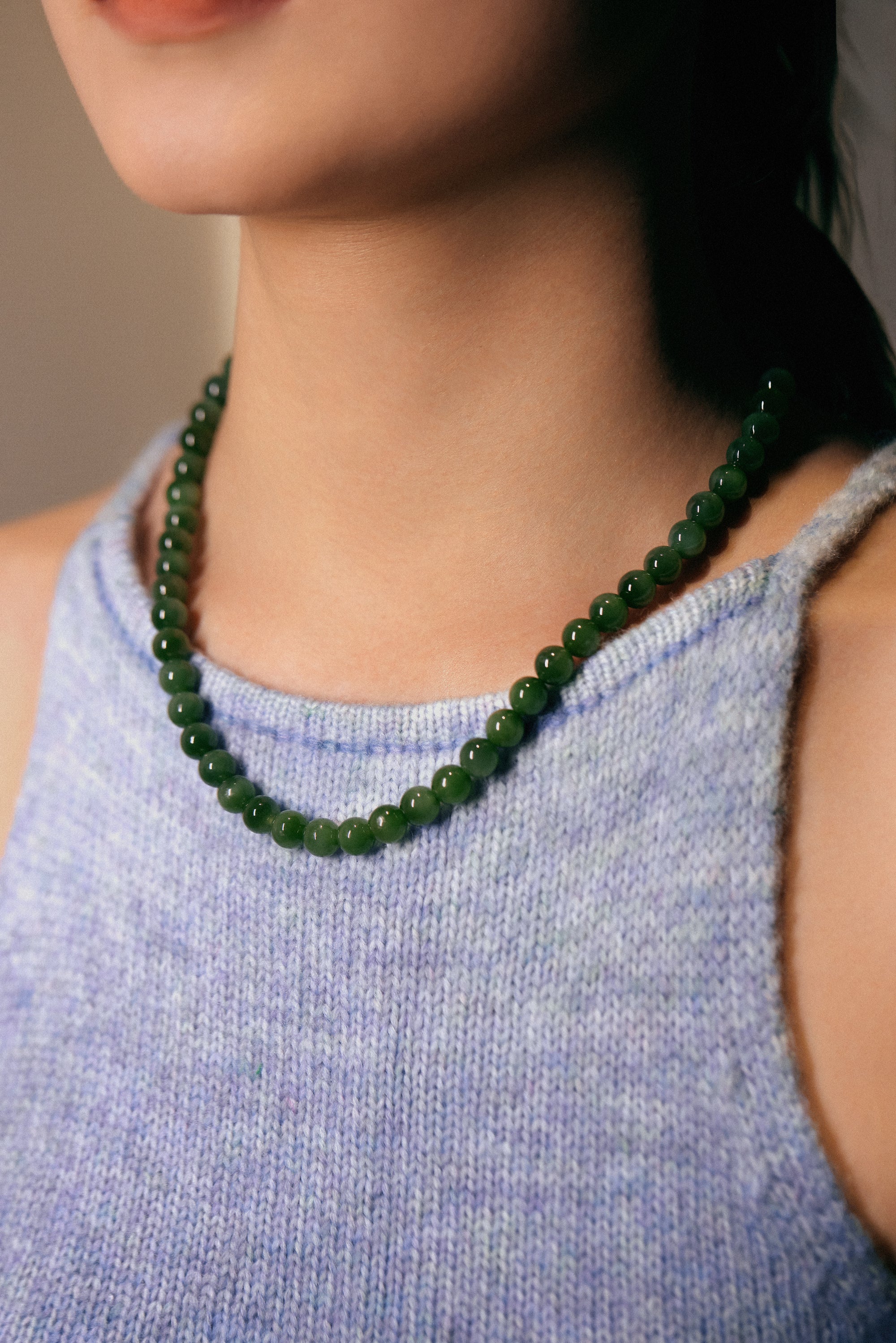 Apple Green Nephrite Jade Exclusive Necklace