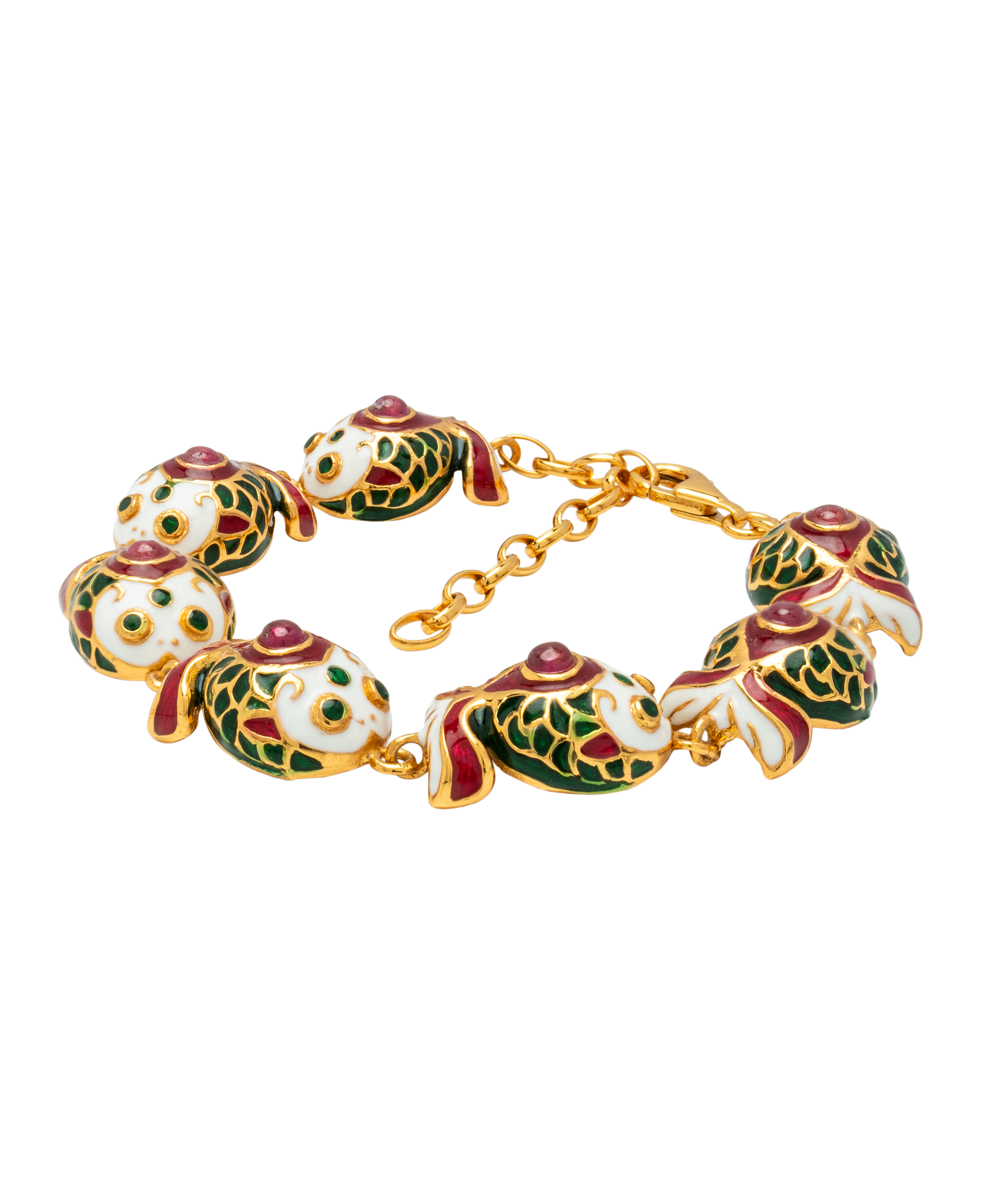 Koi Fish Enamel Bracelet