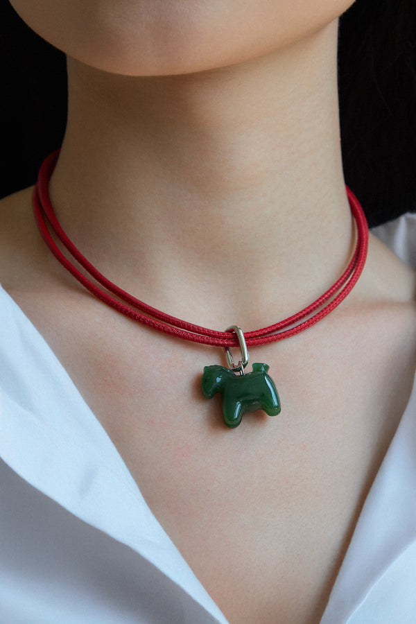 Maison Horse Pendant Necklace