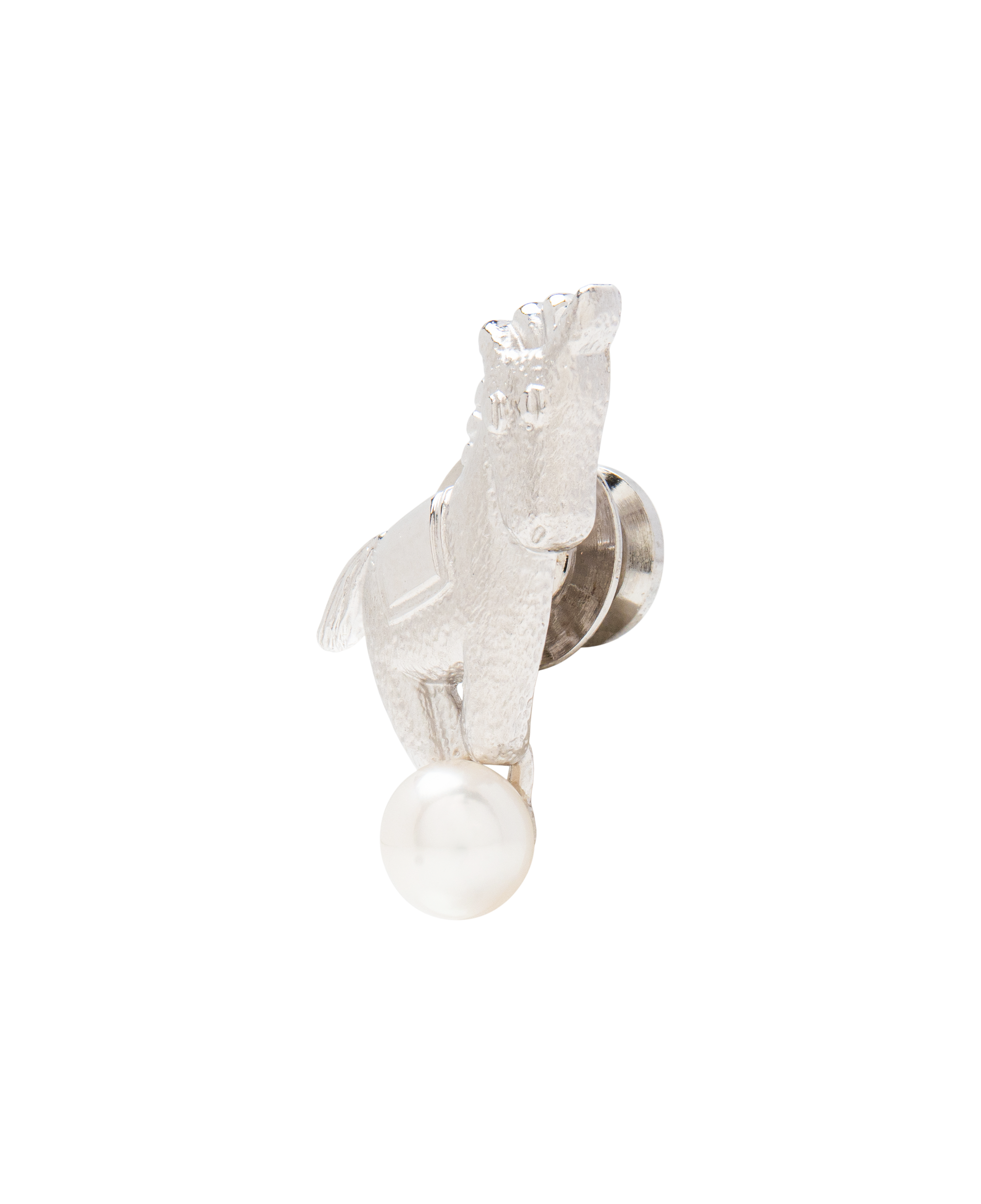 Marathon Pony Brooch With Akoya Pearl