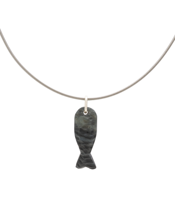 Yo Fish! Jade Pendant