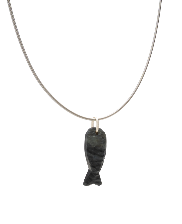 Yo Fish! Jade Pendant