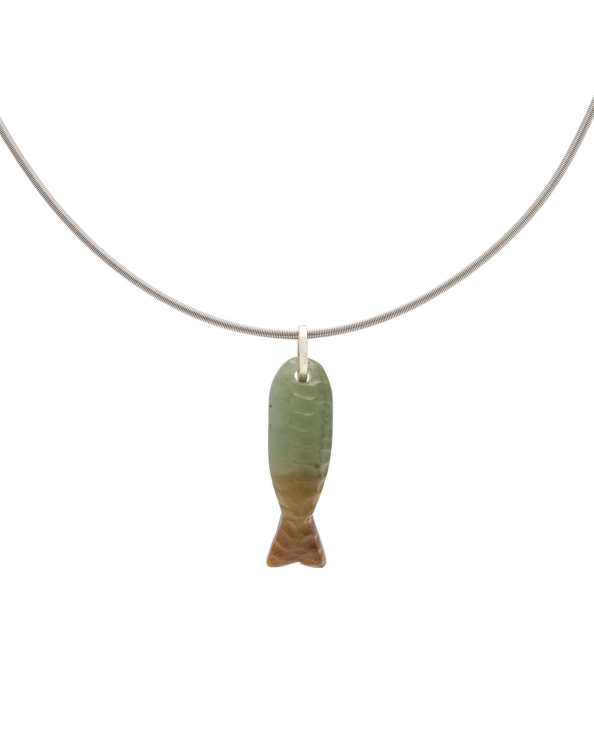 Yo Fish! Jade Pendant