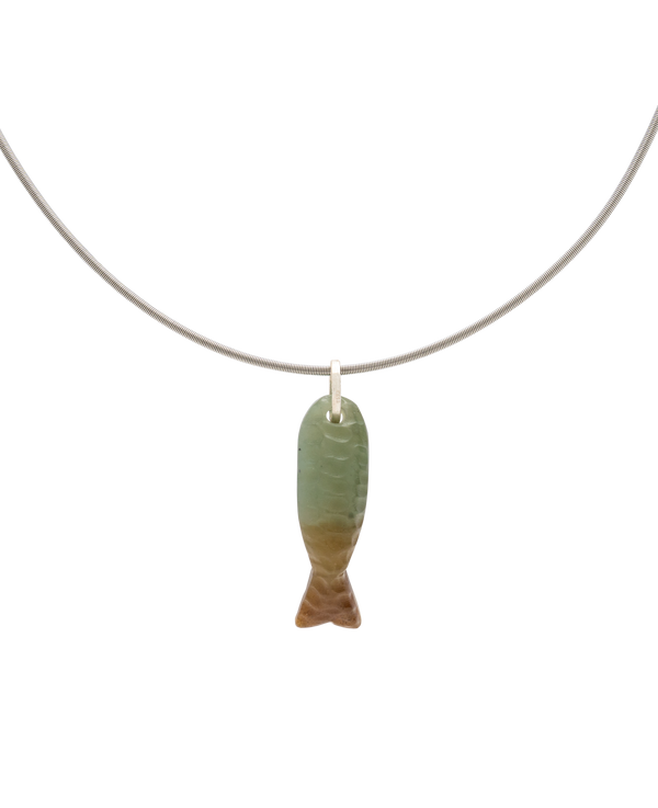 Yo Fish! Jade Pendant