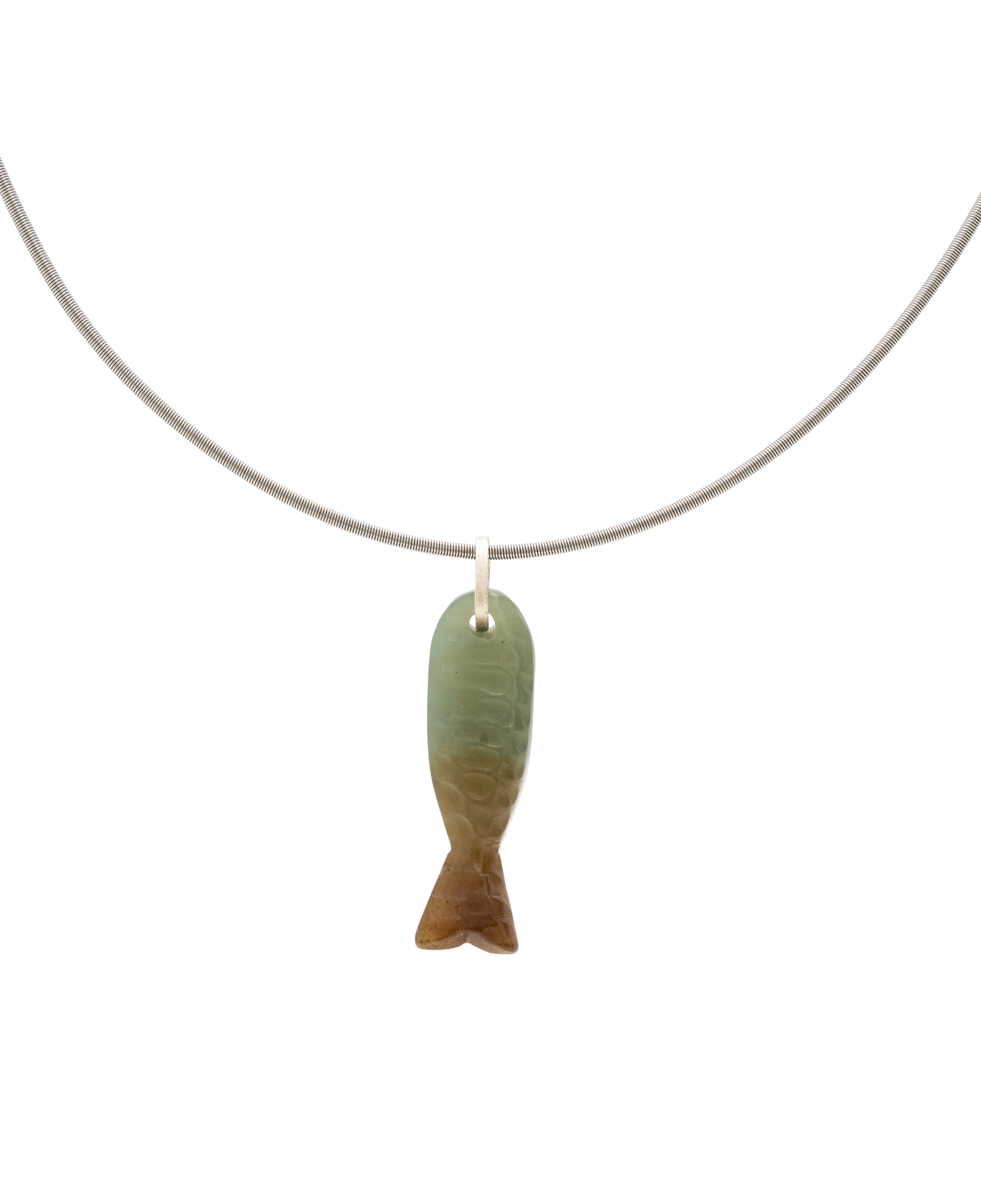 Yo Fish! Jade Pendant