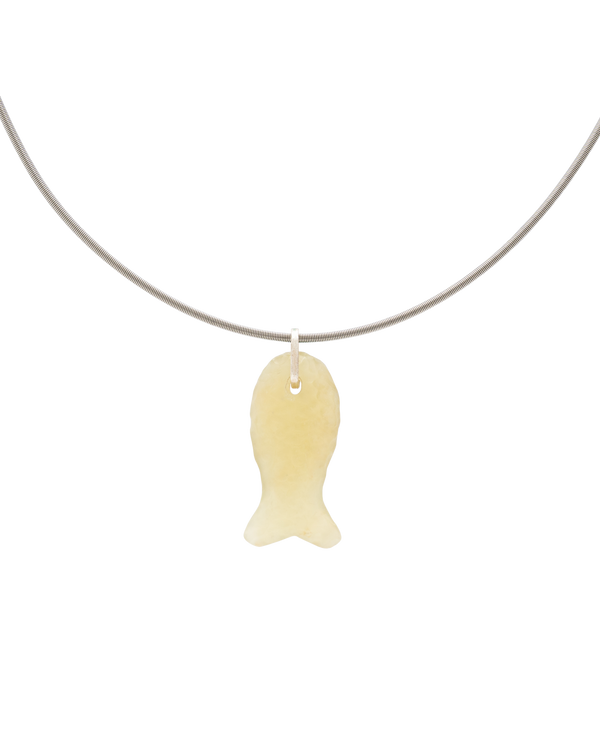 Yo Fish! Jade Pendant