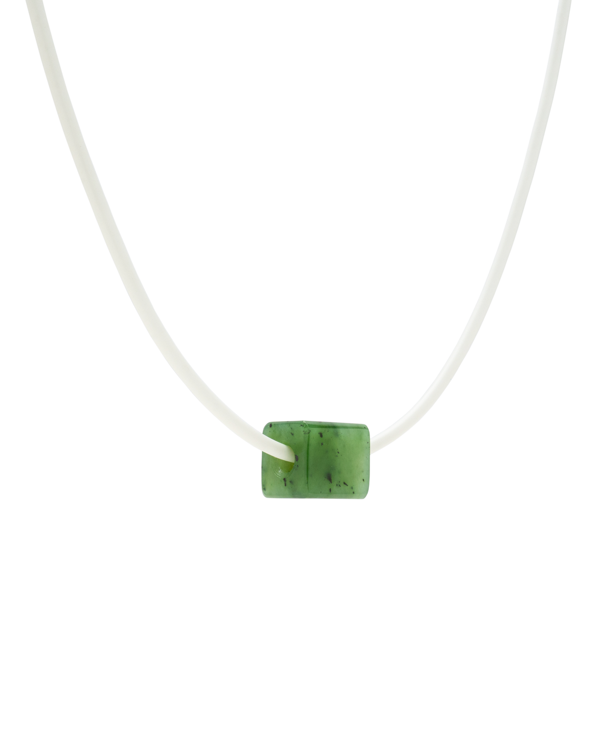 Jade Block Necklace