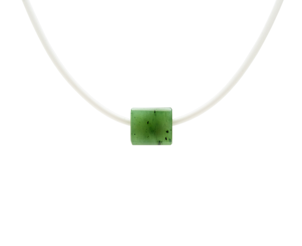 Jade Block Necklace