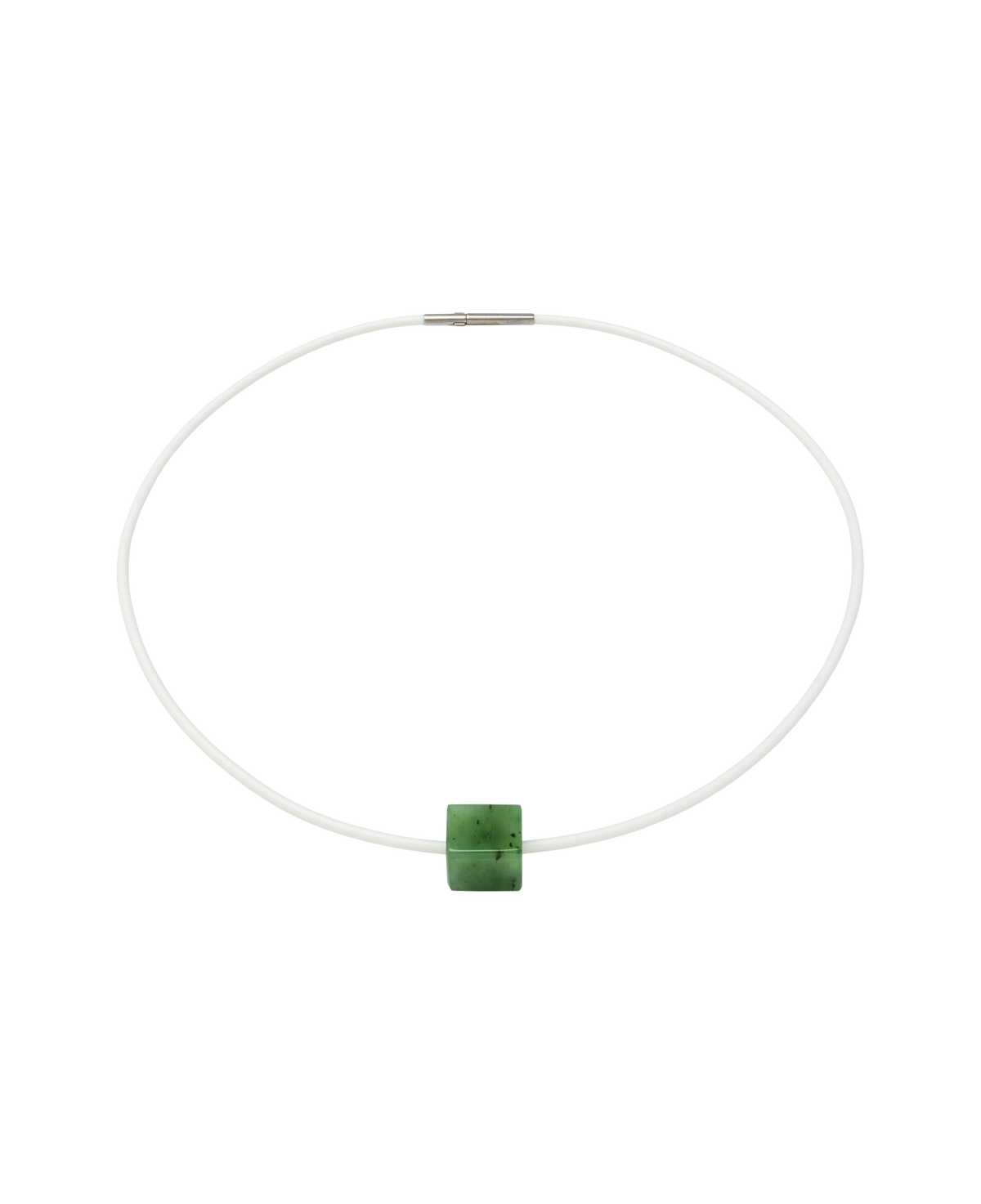 Jade Block Necklace