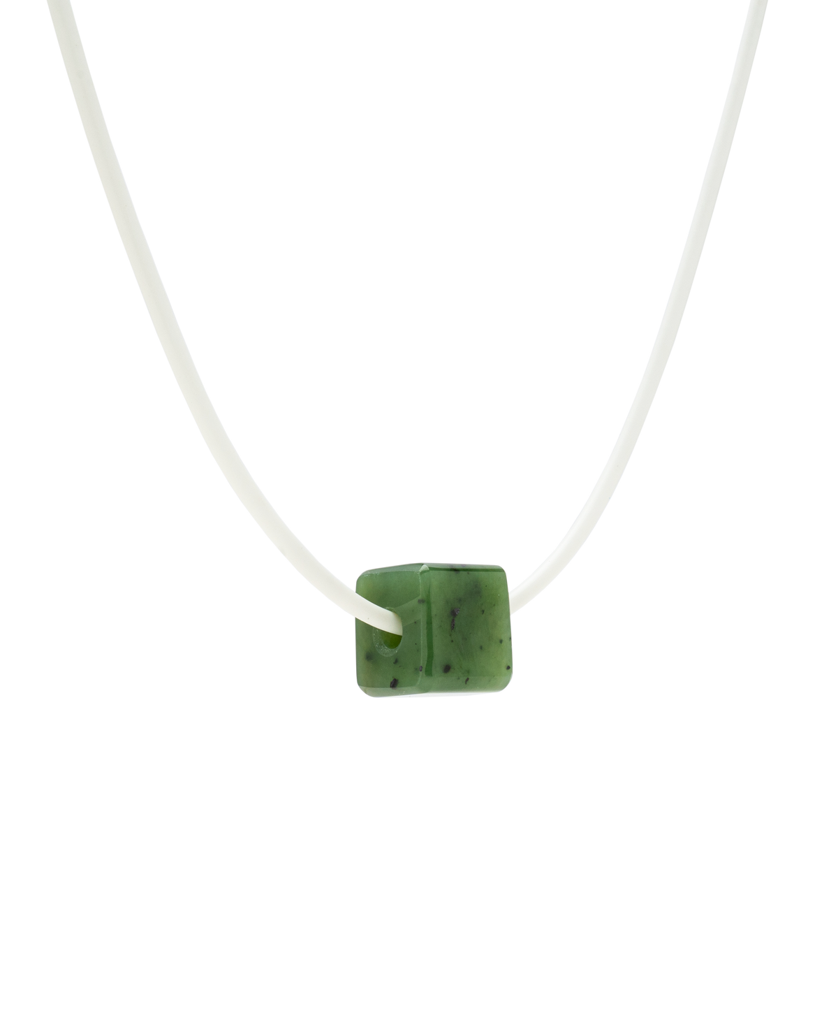 Jade Block Necklace