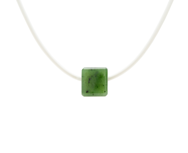 Jade Block Necklace