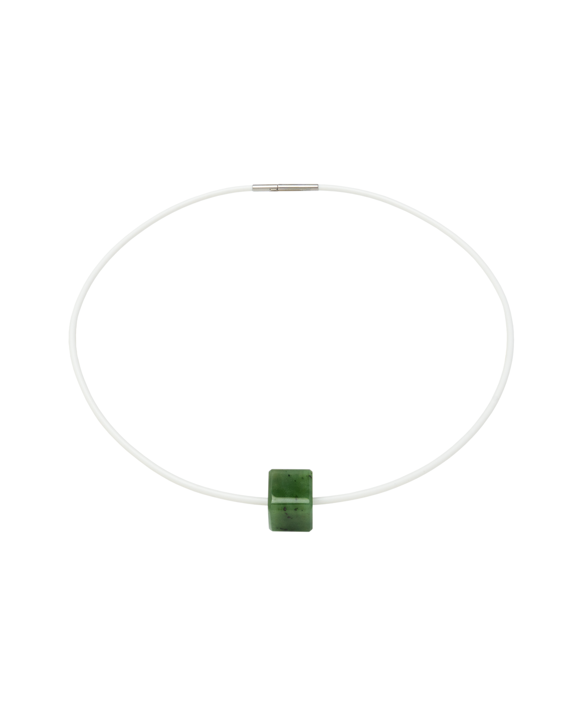 Jade Block Necklace