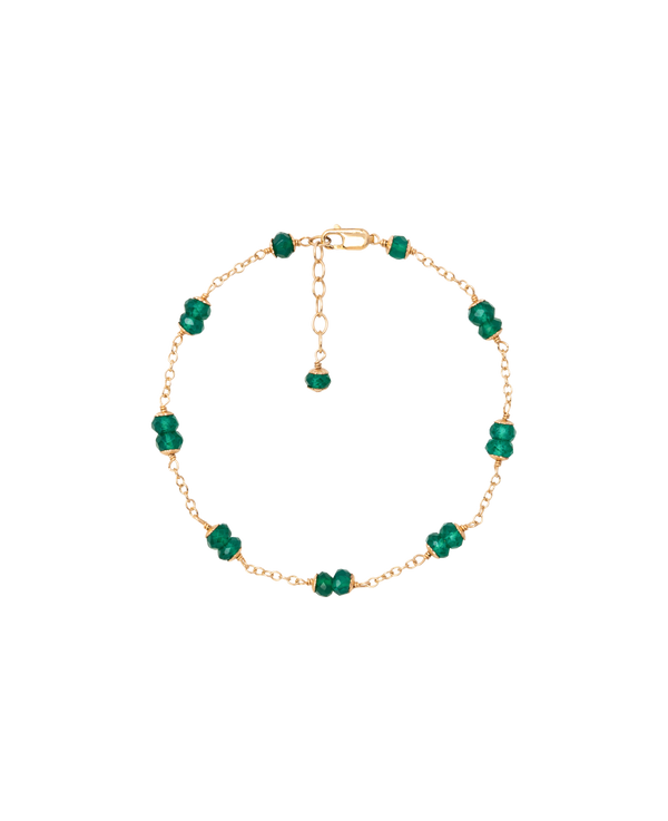 Green Agate Multi-Grain Bracelet