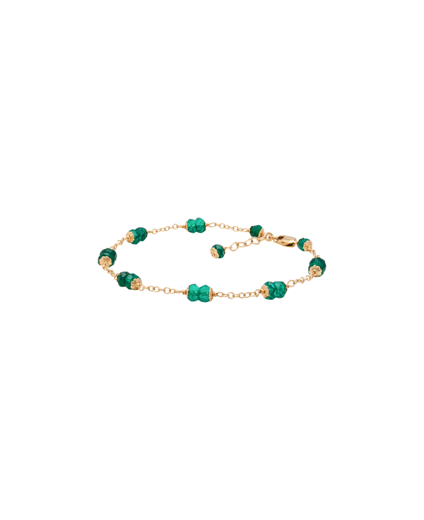 Green Agate Multi-Grain Bracelet