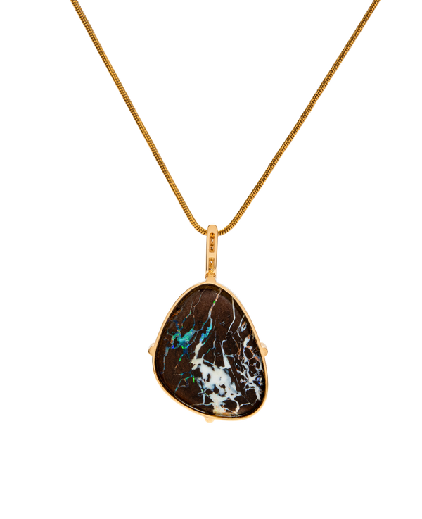 Opal Diamond Pendant