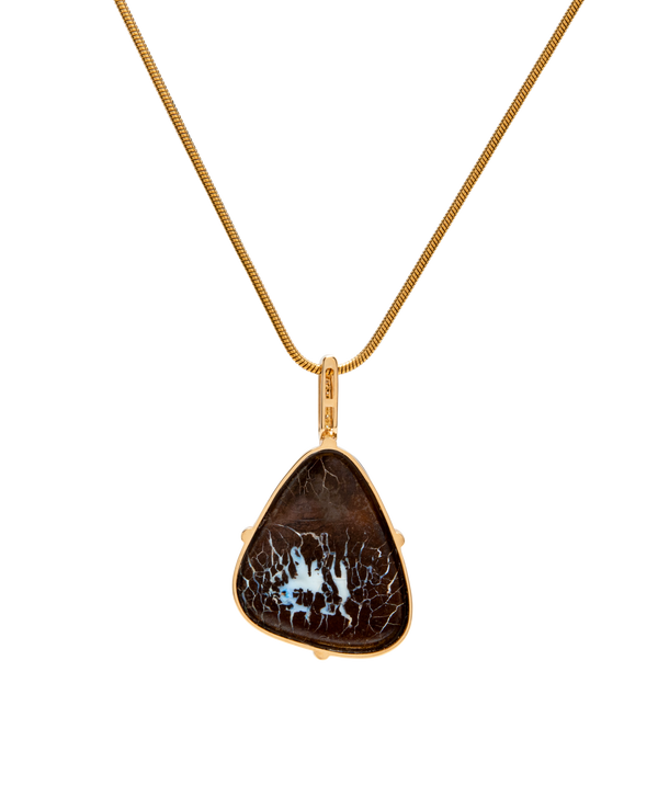 Opal Diamond Pendant