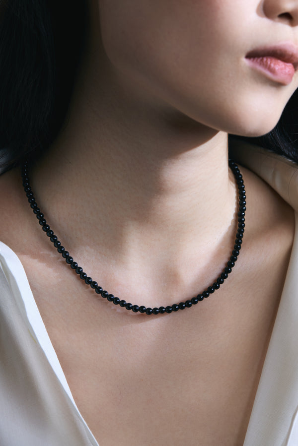 Obsidian Mini Necklace