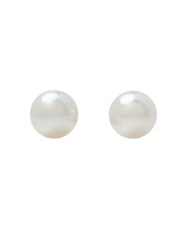 South Sea White Pearl Phoenix Ear Studs