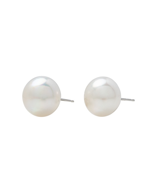South Sea White Pearl Phoenix Ear Studs