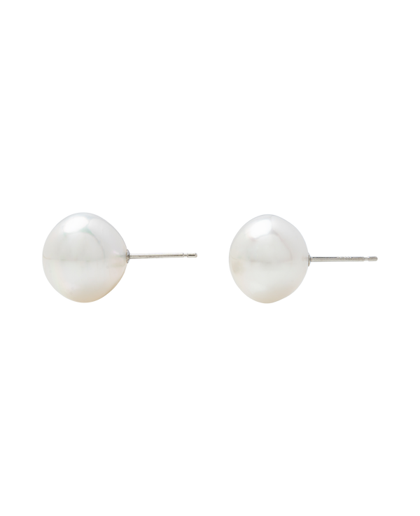 South Sea White Pearl Phoenix Ear Studs