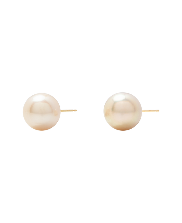 South Sea Champagne Pearl Ear Studs