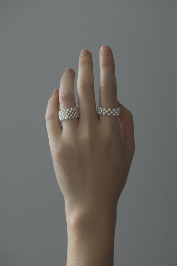 Lace Pearl Ring