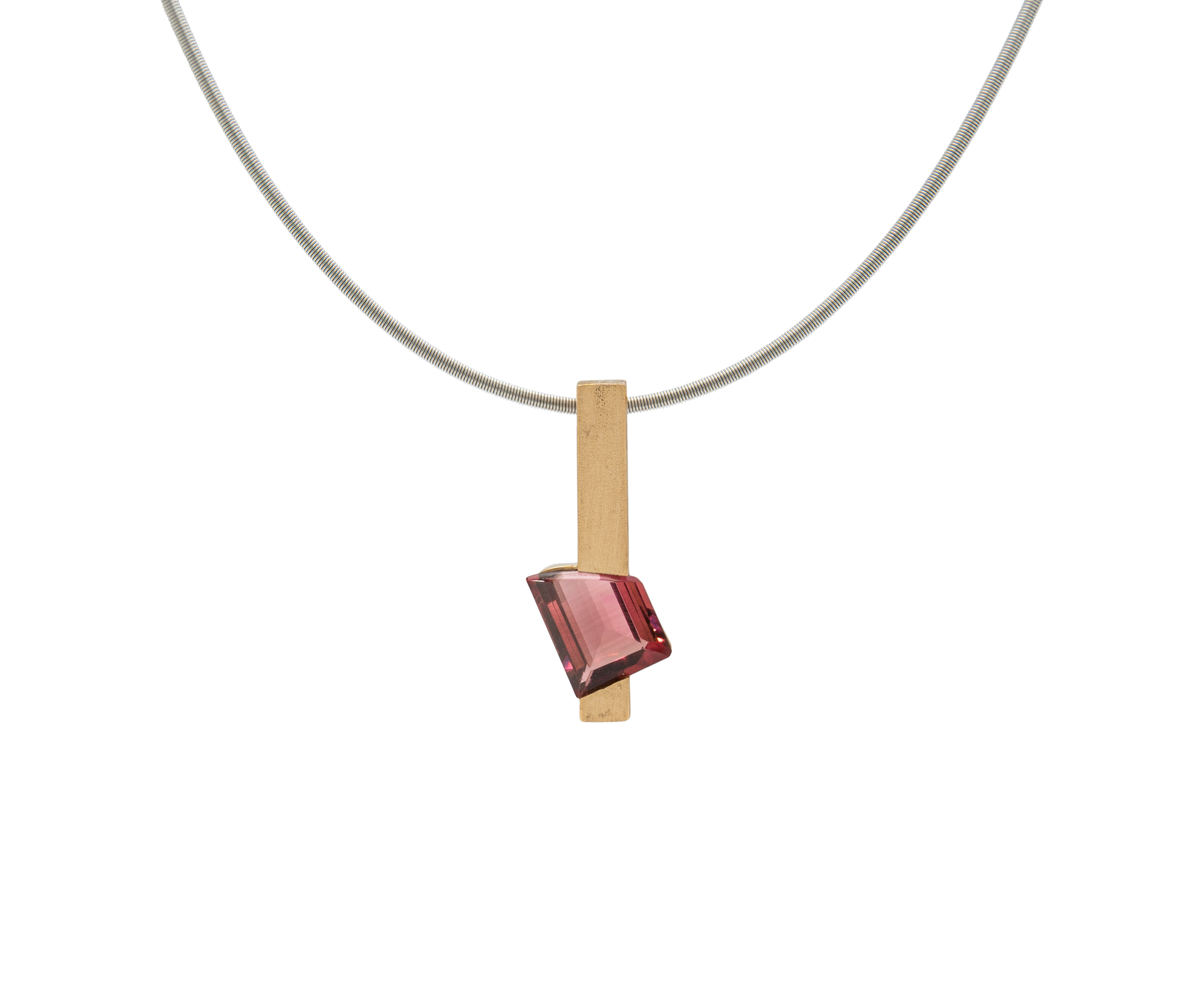 Jolly Tourmaline Rod Pendant
