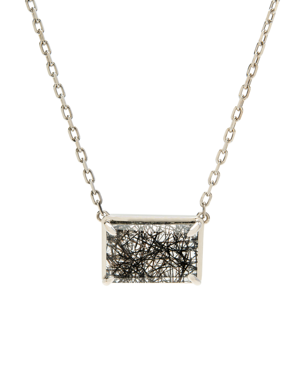 Black Rutiled Quartz Necklace