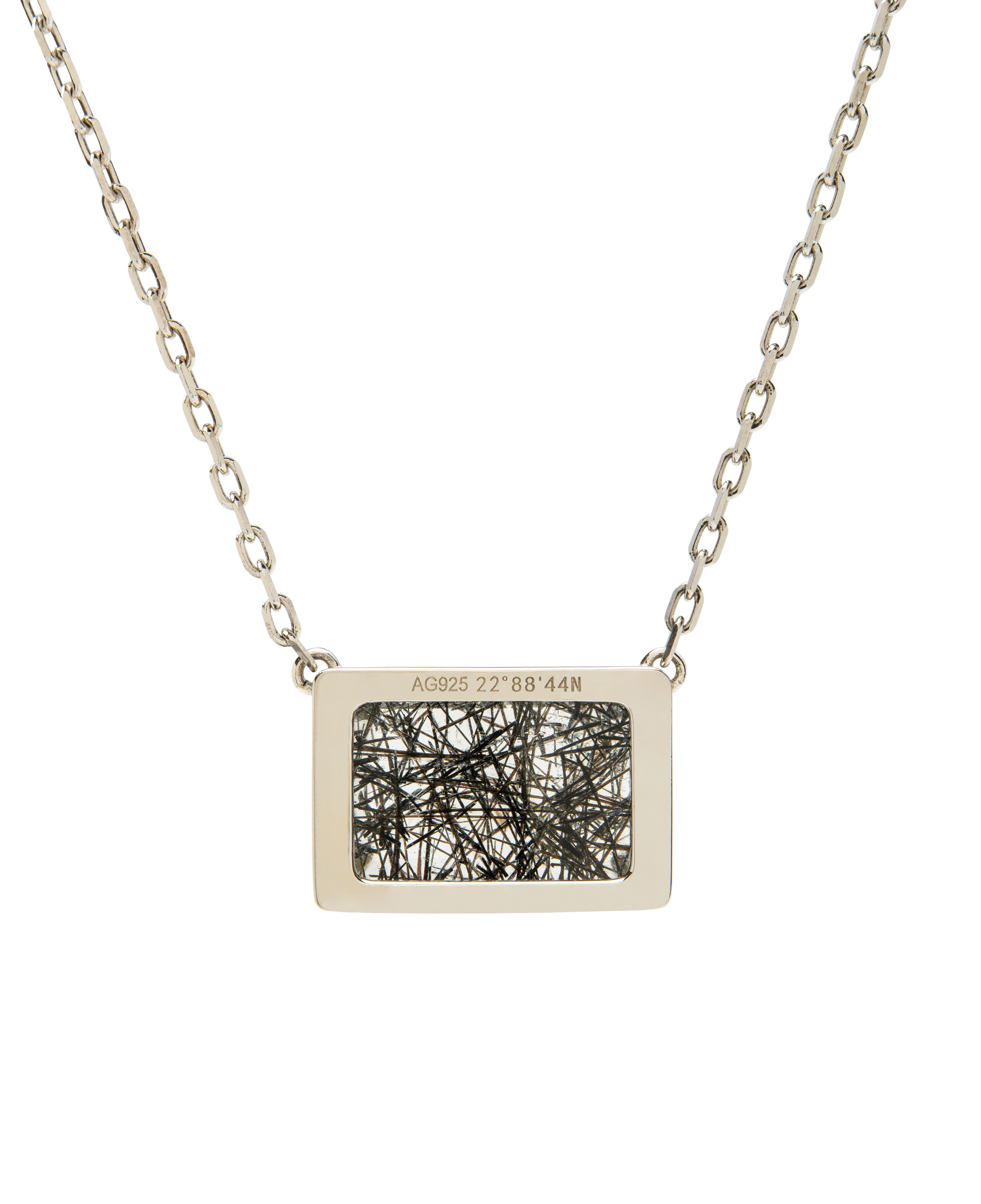Black Rutiled Quartz Necklace