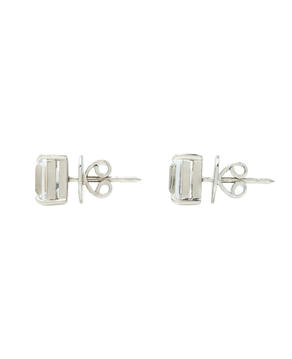 Rock Crystal Ear Studs