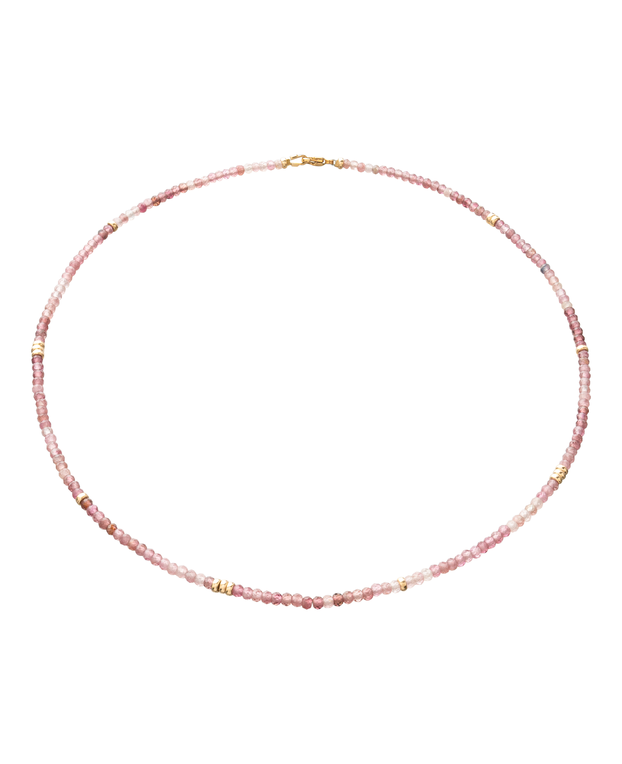 Rose Tourmaline 14kgf Necklace