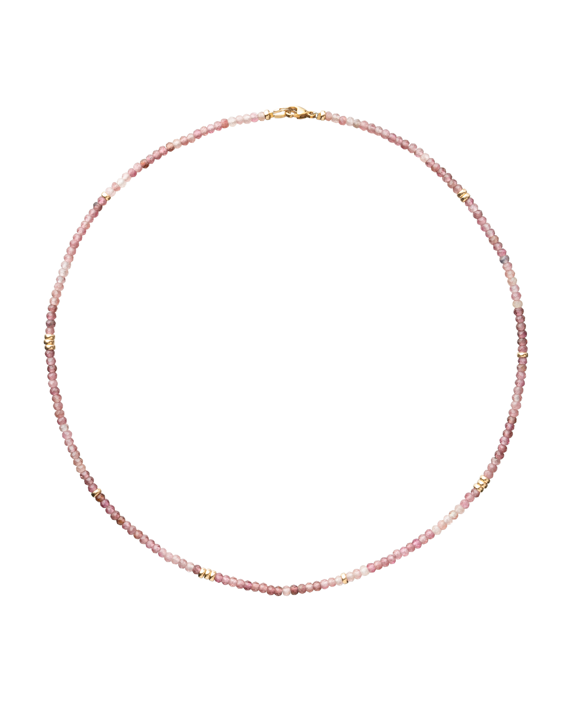 Rose Tourmaline 14kgf Necklace