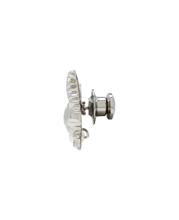 Hinode Rooster Brooch With Akoya Pearl