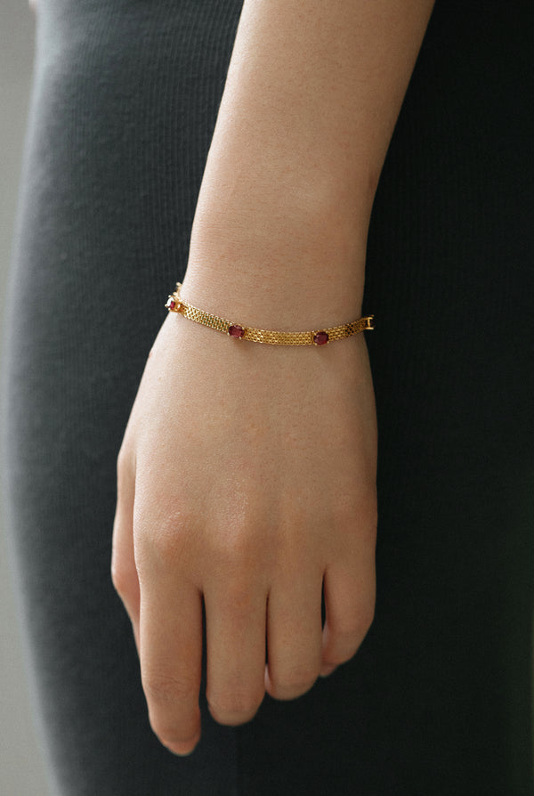 Ruby Vintage Bracelet