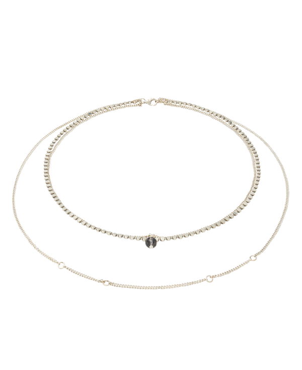 S7 Black Sovereign Necklace