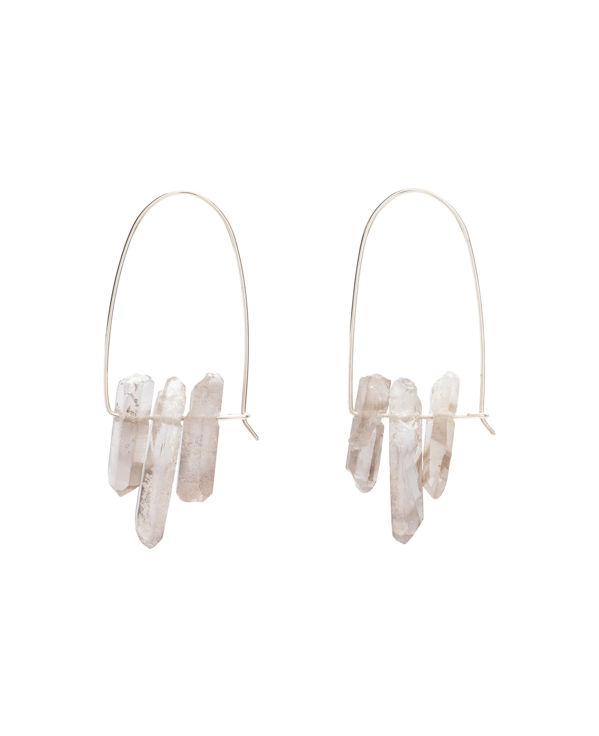 Smokey Fringe Hoops