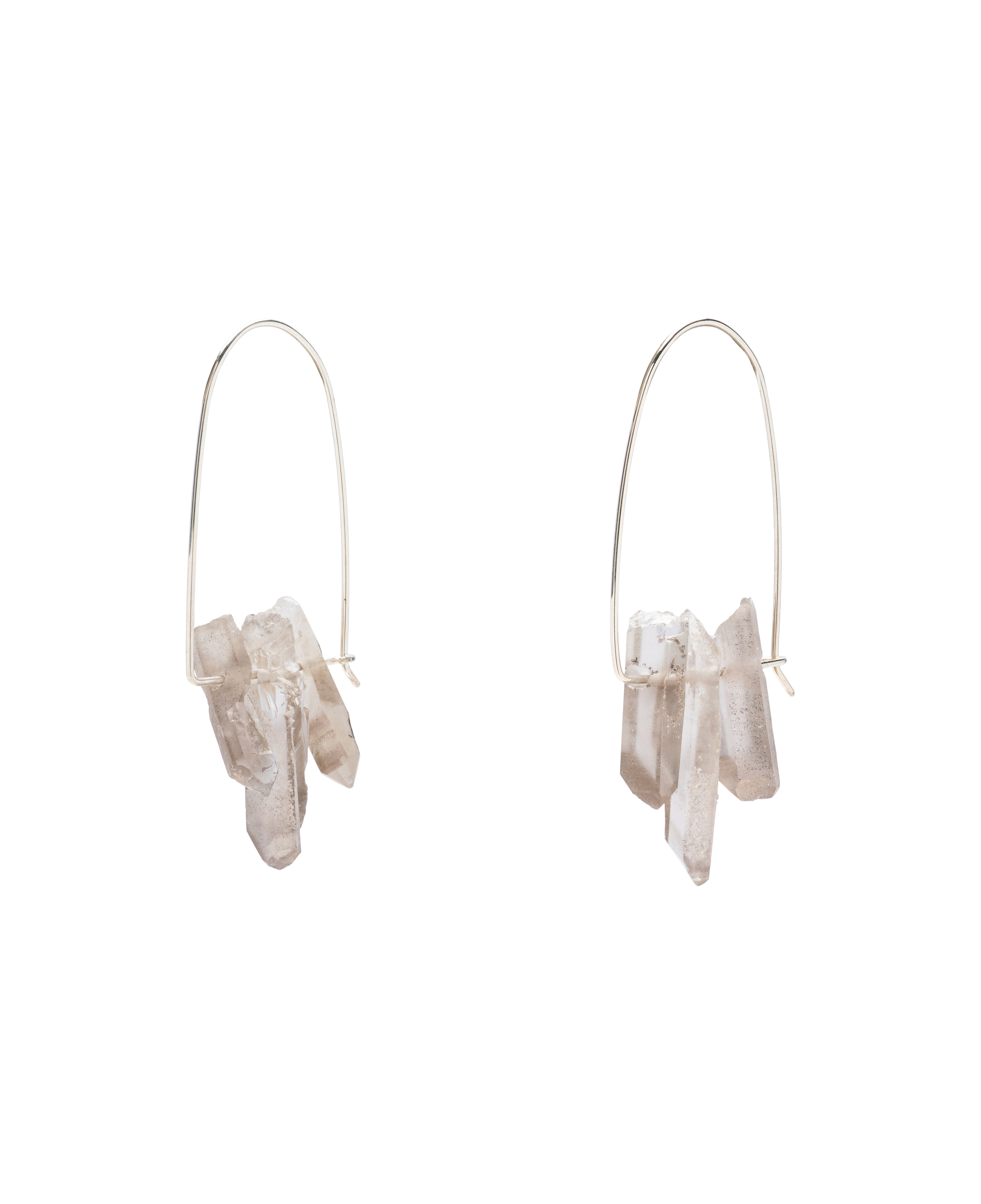 Smokey Fringe Hoops