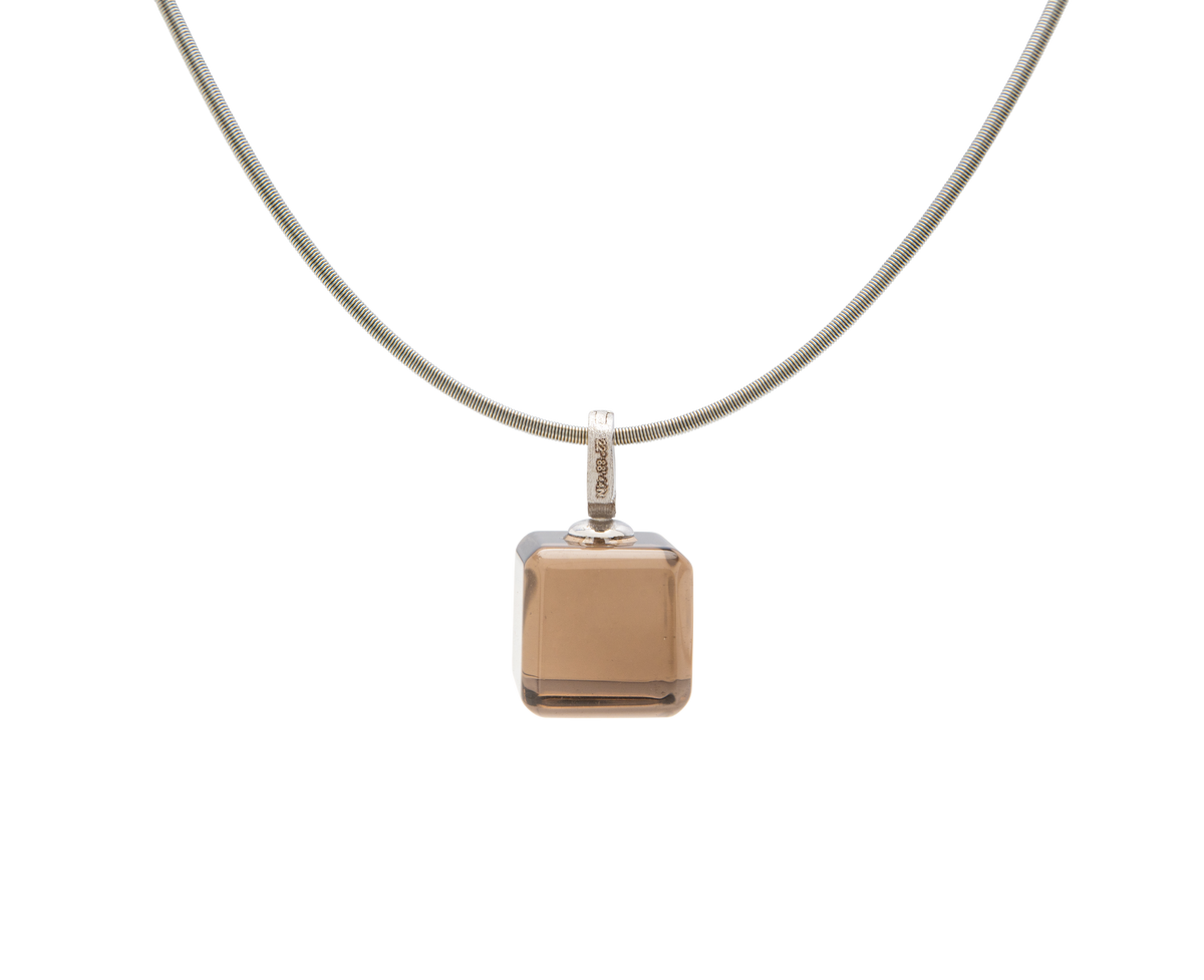 Black Ice Smokey Quartz Pendant