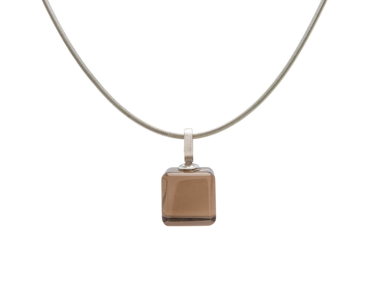 Black Ice Smokey Quartz Pendant