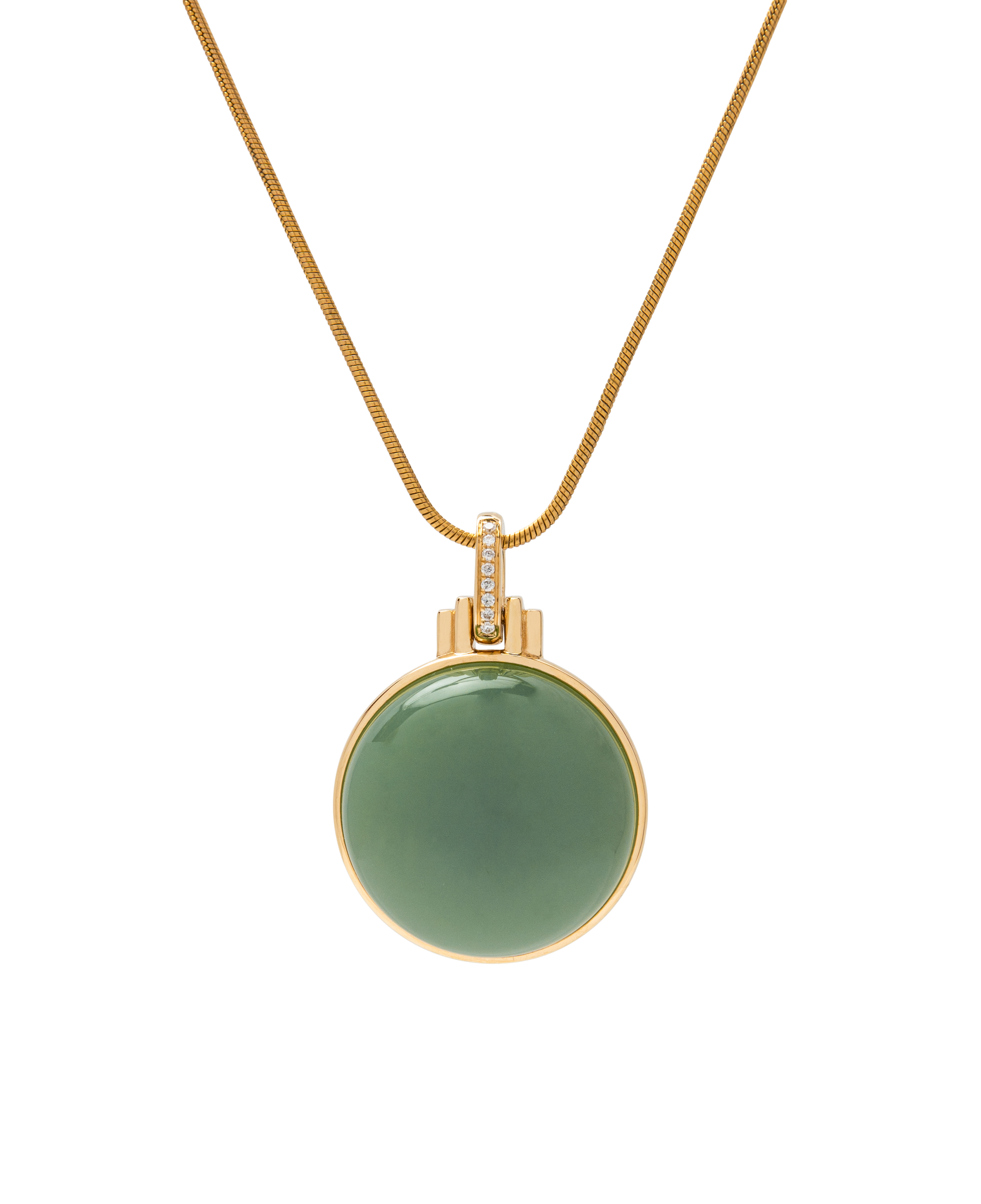 Sage Green Jade Exclusive Pendant
