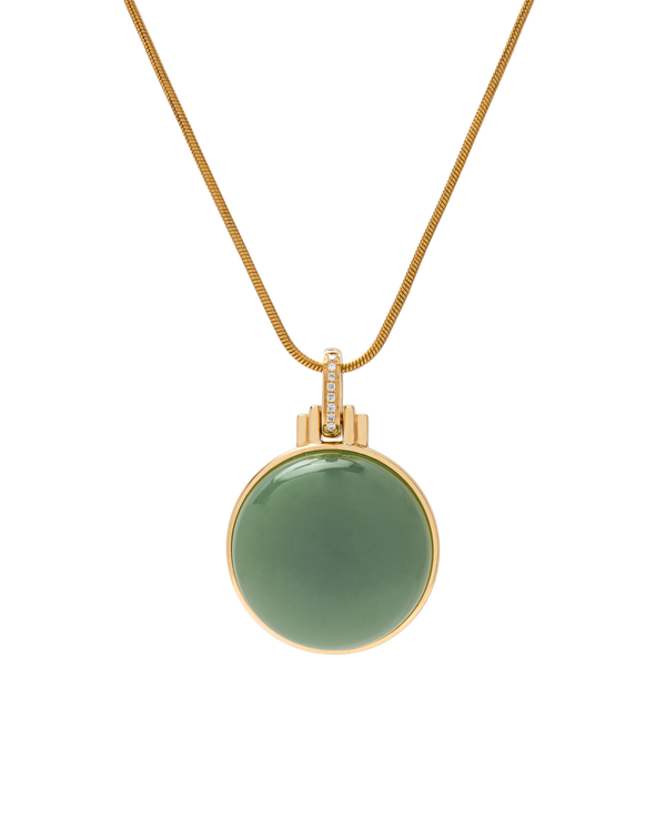 Sage Green Jade Exclusive Pendant